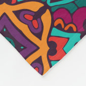 Eleganter, nahtloser Muster Duschvorhang Fleecedecke (Ecke)