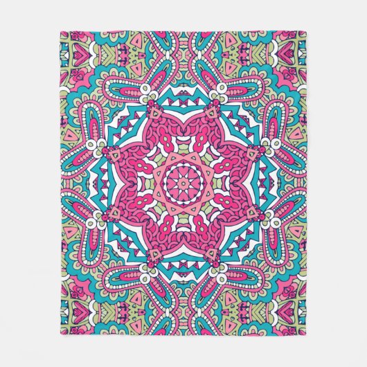 Eleganter, nahtloser Muster Duschvorhang Fleecedecke (Vorderseite)