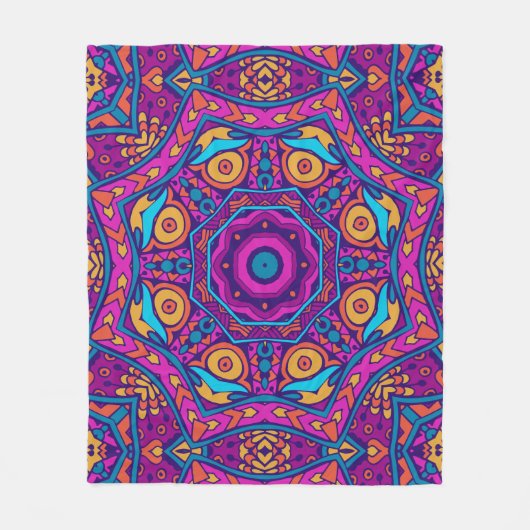 Eleganter, nahtloser Muster Duschvorhang Fleecedecke (Vorderseite)