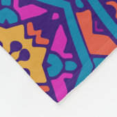 Eleganter, nahtloser Muster Duschvorhang Fleecedecke (Ecke)