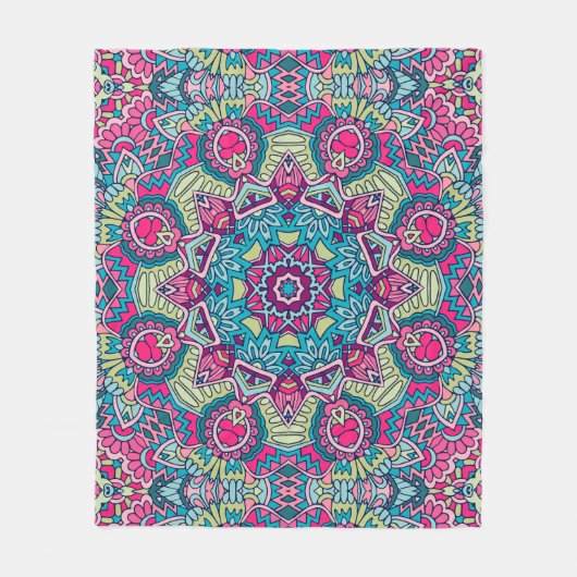 Eleganter, nahtloser Muster Duschvorhang Fleecedecke (Vorderseite)