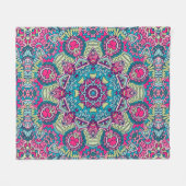 Eleganter, nahtloser Muster Duschvorhang Fleecedecke (Vorderseite (Horizontal))