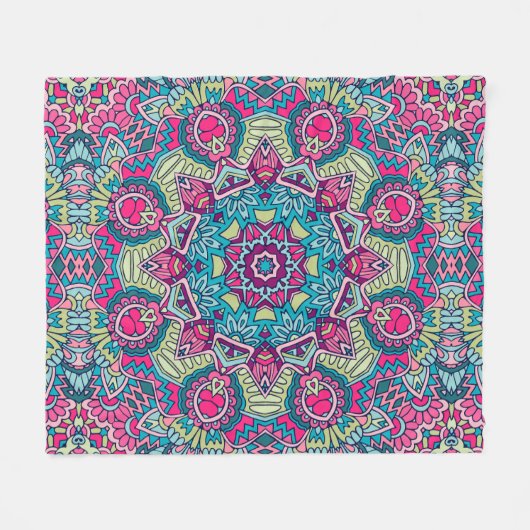 Eleganter, nahtloser Muster Duschvorhang Fleecedecke (Vorderseite (Horizontal))