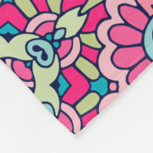 Eleganter, nahtloser Muster Duschvorhang Fleecedecke (Ecke)