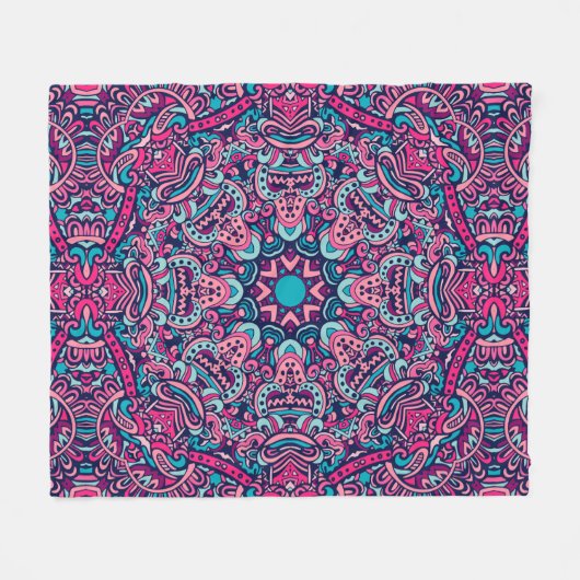 Eleganter, nahtloser Muster Duschvorhang Fleecedecke (Vorderseite (Horizontal))