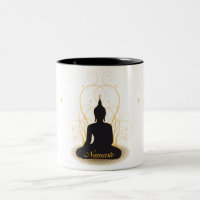 Eleganter Namaste Buddha