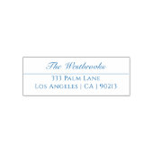Eleganter Name & Adresse Permastempel (Design)