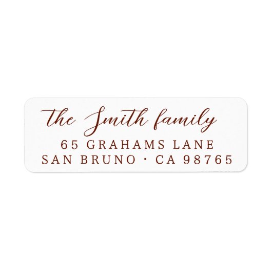 Eleganter Name der modernen kalligraphischen Famil (Vorne)