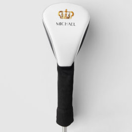 Eleganter Name der Royal Gold Crown Golf Headcover