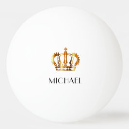 Eleganter Name der Royal Gold Crown Tischtennisball