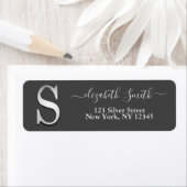 Eleganter Name des benutzerdefinierten Silver Mono (Insitu)