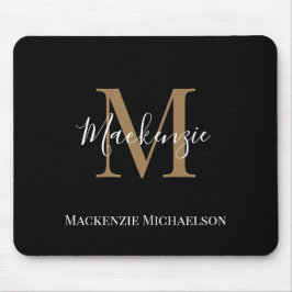 Eleganter Name des Personalisierten Monogrammes Mousepad