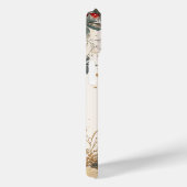 Eleganter Name des roten Monogramms Case-Mate iPhone Hülle (Rückseite / Rechts)