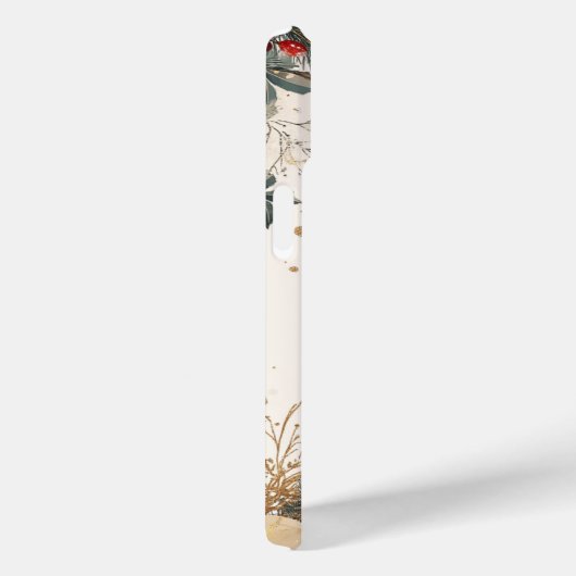 Eleganter Name des roten Monogramms Case-Mate iPhone Hülle (Rückseite / Rechts)