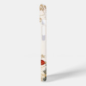 Eleganter Name des roten Monogramms Case-Mate iPhone Hülle (Rückseite / Links)