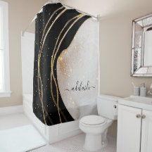 Eleganter Name für das Schwarze Gold Monogram Sign