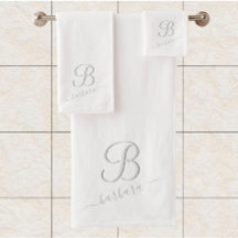 Eleganter Name für das weiße Monogramm