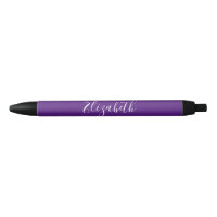 Eleganter Name für Lila und weiße Schrift