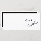 Eleganter Name für Schwarz und Weiß (Vorne/Hinten)