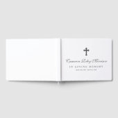 Eleganter Name im Skript im lieben Speicher Gästebuch (Voll)