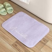 Eleganter Name Lila Lavender Badematte