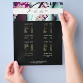 ELEGANTER NAME mit KIRSCHBLÜTEN Flyer (Hand)