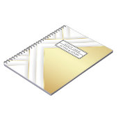 Eleganter Name Personalisiert Notizblock (Linke Seite)