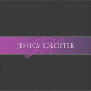 Eleganter Name und Mit Monogramm Initial/s Aufkleber