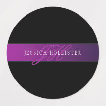 Eleganter Name und Mit Monogramm Initial/s