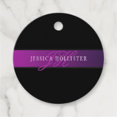 Eleganter Name und Mit Monogramm Initial/s Geschenkanhänger (Vorderseite)