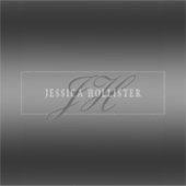 Eleganter Name und Mit Monogramm Initialen | Schwa Aufkleber (Vorderseite)