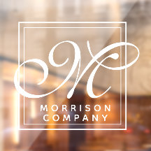 Eleganter Name und Monogramm-Fensterklammer