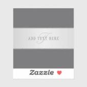 Eleganter Name und Monogrammschrift (oder anderer  Aufkleber (Blatt)