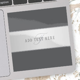 Eleganter Name und Monogrammschrift (oder anderer  Aufkleber