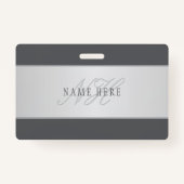 Eleganter Name und Monogrammschrift (oder anderer Ausweis (Vorderseite)