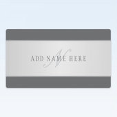 Eleganter Name und Monogrammschrift (oder anderer  Etiketten