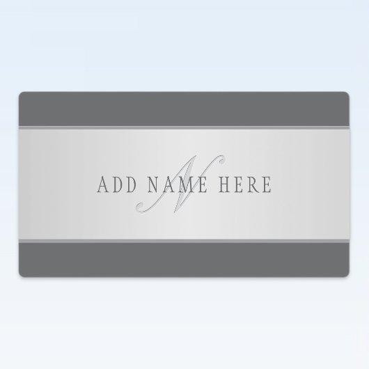 Eleganter Name und Monogrammschrift (oder anderer  Etiketten