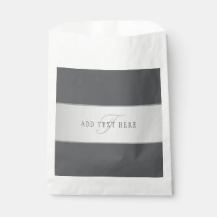 Eleganter Name und Monogrammschrift (oder anderer Geschenktütchen