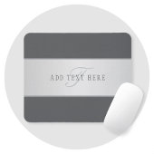 Eleganter Name und Monogrammschrift (oder anderer Mousepad