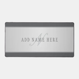 Eleganter Name und Monogrammschrift (oder anderer  Schreibtischunterlage