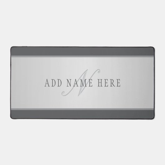 Eleganter Name und Monogrammschrift (oder anderer Schreibtischunterlage (Vorderseite)