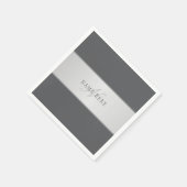 Eleganter Name und Monogrammschrift (oder anderer Serviette (Ecke)