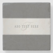 Eleganter Name und Monogrammschrift (oder anderer Steinuntersetzer (Vorderseite)