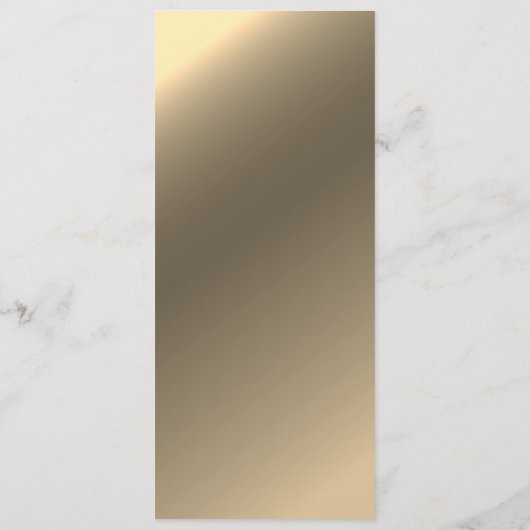 Eleganter Navy Blue and Gold Abschluss Menükarte (Rückseite)