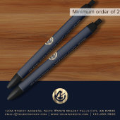 Eleganter Navy Gold Promotion Pen für Anwälte Kugelschreiber