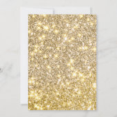 Eleganter Neon Gold Black Retro Sweet 16. Geburtst Dankeskarte (Rückseite)