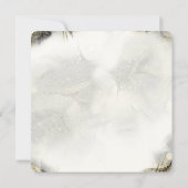 Eleganter Neon Gold rosa Marmor Sweet 16. Geburtst Dankeskarte (Rückseite)