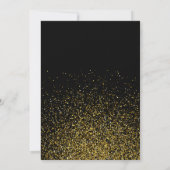 Eleganter Neon Rosa Retro Gold Sweet 16. Geburtsta Einladung (Rückseite)