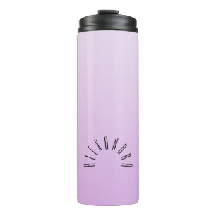Eleganter neutraler Gradientlavender-Individuelle  Thermosbecher
