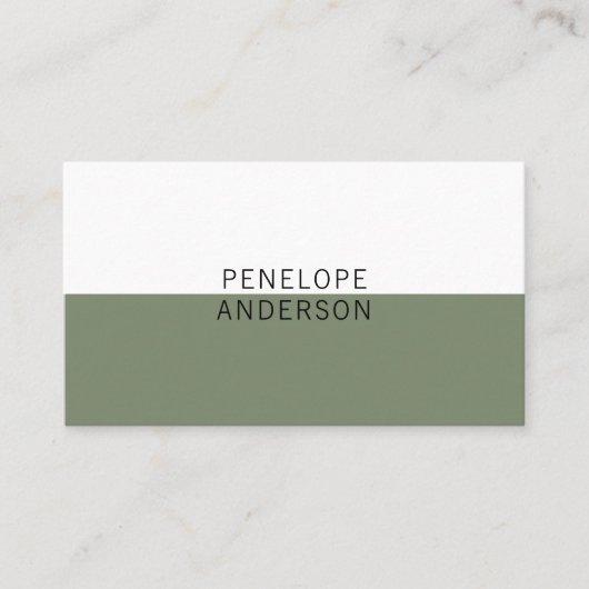 Eleganter neutraler QR Code Boho Chic Modern Visitenkarte (Vorderseite)